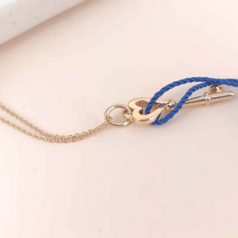 Tiffany&Co. Pendant Keys Collection Necklace Gold18k One Size43cm โ cover view 7 of 7