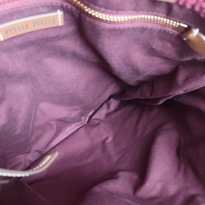 Miumiu Shoulder Bag Raffia Woven One Size 31*38 — detail view 12 of 12