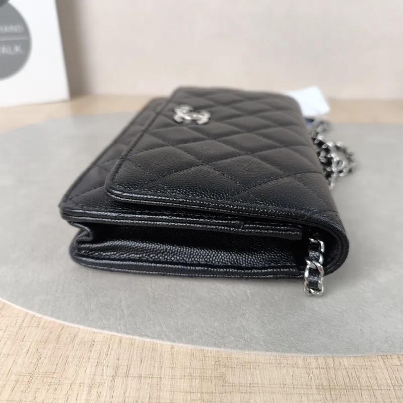 Chanel Crossbody Bag CF WOCWOC Bag Black Calfskin One Size19.2 × 3.5 × 12.3 cm — detail view 2 of 12