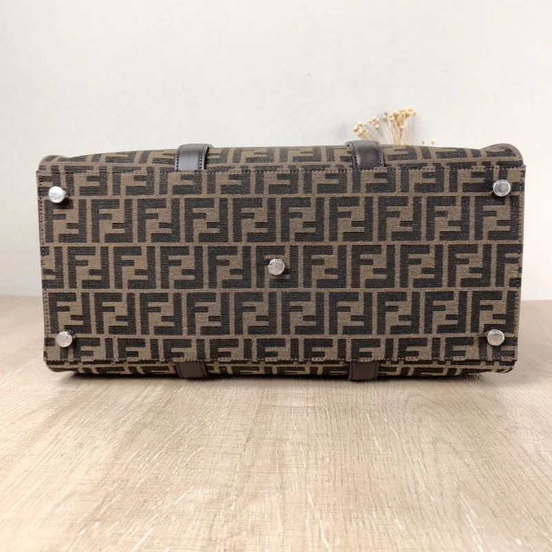 FENDI Top Handle Bag Tote Bag Top Handle Bag Monogram Canvas One Size 40 × 19 × 35 cm — cover view 2 of 5