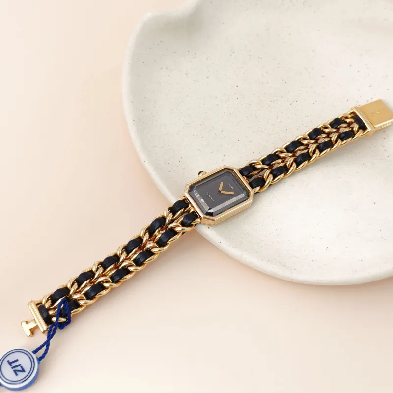 Chanel Watch Première Édition Originale Black with Gold-Tone Hardware Black with Gold-Tone Hardware One Size 26.1*20 L — cover view 9 of 9