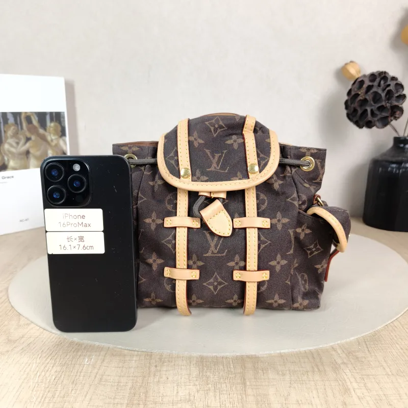 Louis Vuitton Backpack Backpack Monogram Nylon One Size 21 × 8 × 17 cm — cover view 5 of 5