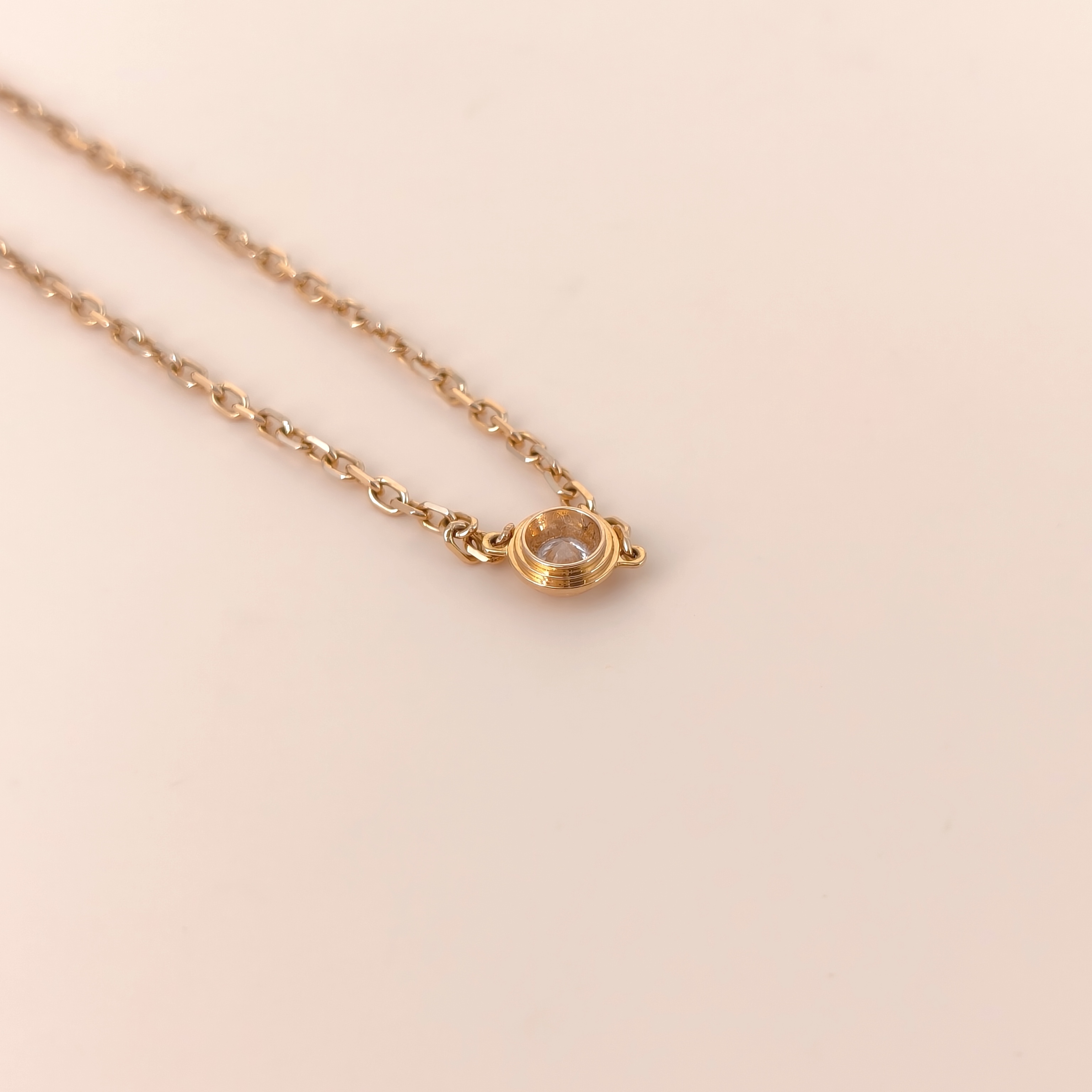 CARTIER Bracelet d'Amour Bracelet Rose Gold Diamond18KR ose Gold Medium0.5*16.5-18.5 0.13ct — cover view 3 of 9