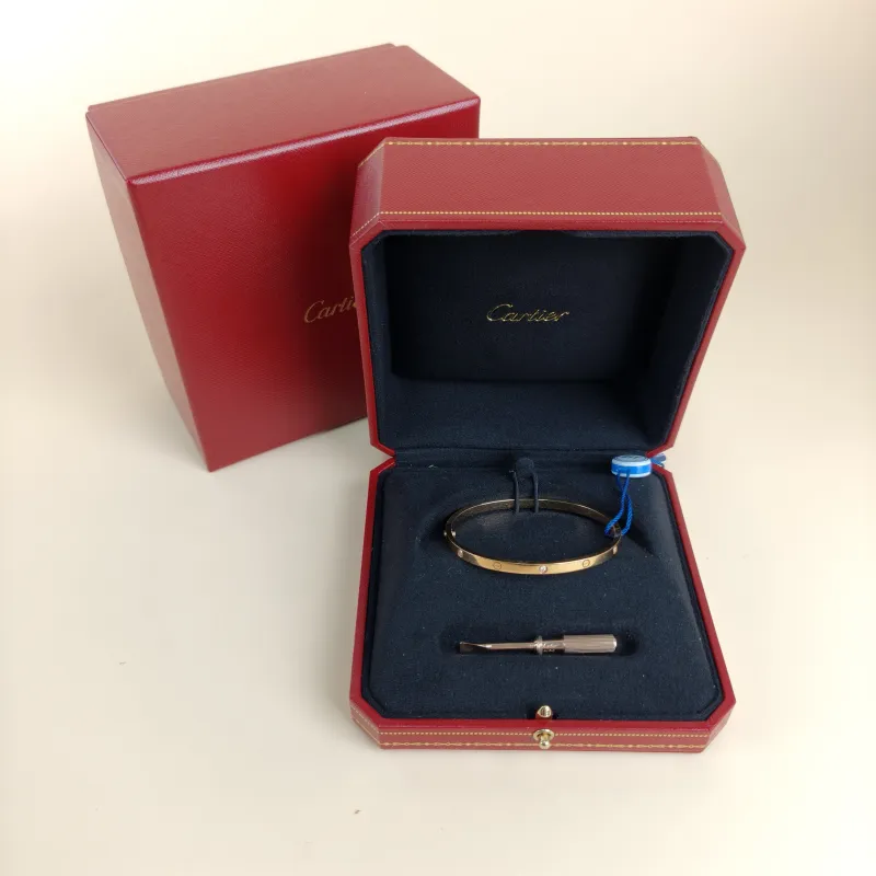 CARTIER Bangle Love Collection Bangle 18KY ellow Gold Diamond 17 3.6㎜ — cover view 3 of 8
