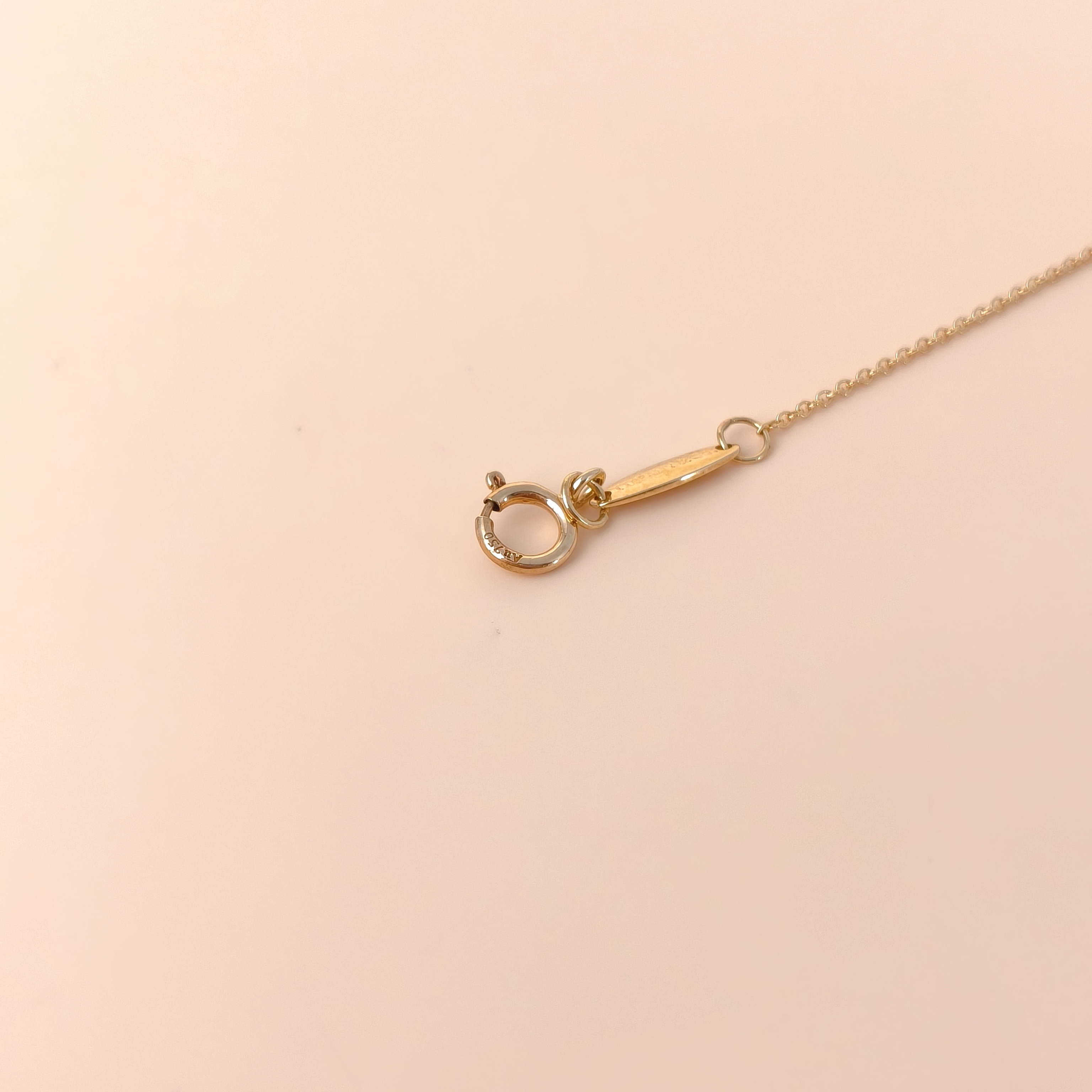 Tiffany&Co. Necklace Elsa Peretti Collection Open Heart Necklace Yellow Gold 18KY ellow Gold One Size40cm — cover view 4 of 8