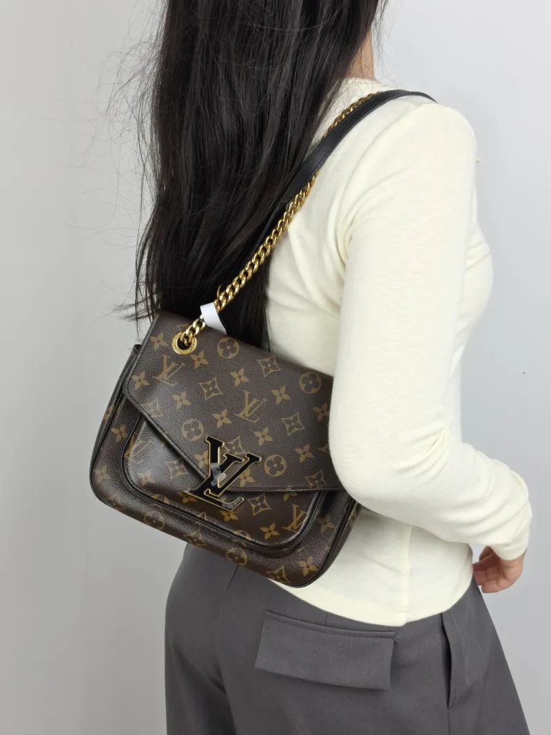 Louis Vuitton Crossbody Bag Passy Messenger Bag Monogram PVC Small 23 × 9 × 17 cm — on-model view 1 of 3