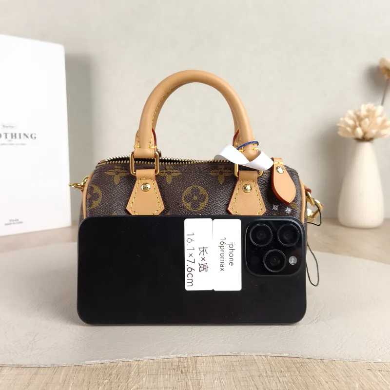 Louis Vuitton Crossbody Bag Speedy Nano Monogram · Vivienne PVC nano 16 × 7.5 × 10 cm — cover view 2 of 5