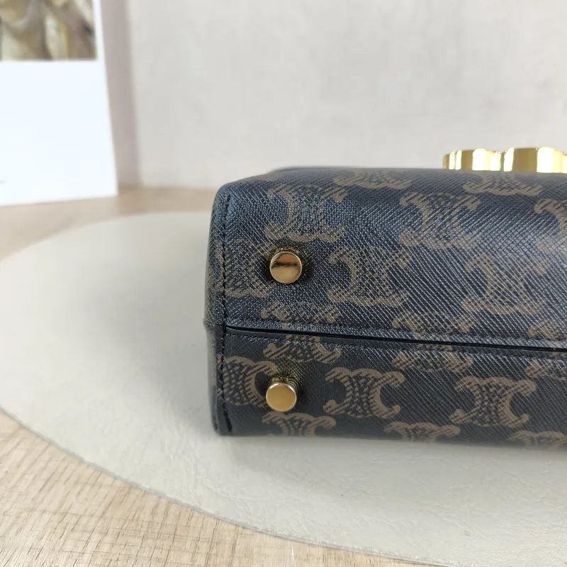 CELINE Top Handle Bag TEEN NINO Top Handle Bag Monogram PVC Small 20 × 8 × 13 cm — detail view 5 of 14