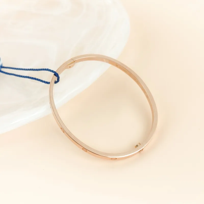 CARTIER Bangle Love Collection Bangle Rose Gold 18KR ose Gold Small Edition17 — cover view 4 of 8