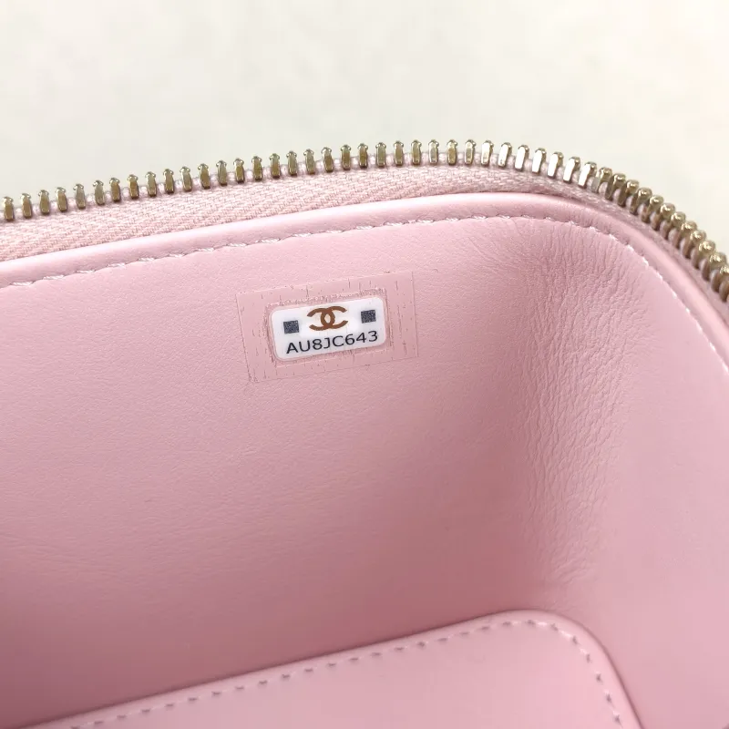 Chanel Crossbody Bag Edition Pink Lambskin 16 × 8 × 9.5 cm Microchip Edition — detail view 1 of 13