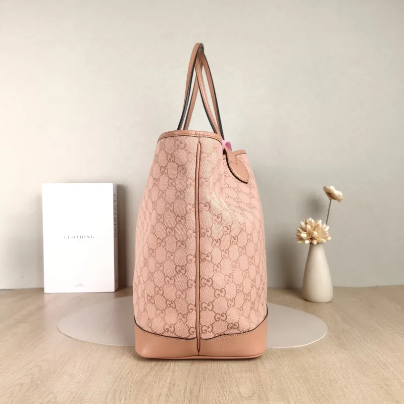 GUCCI Shoulder Bag ophidia GG Tote Bag Pink Canvas One Size 40 × 19 × 32 cm — detail view 2 of 12