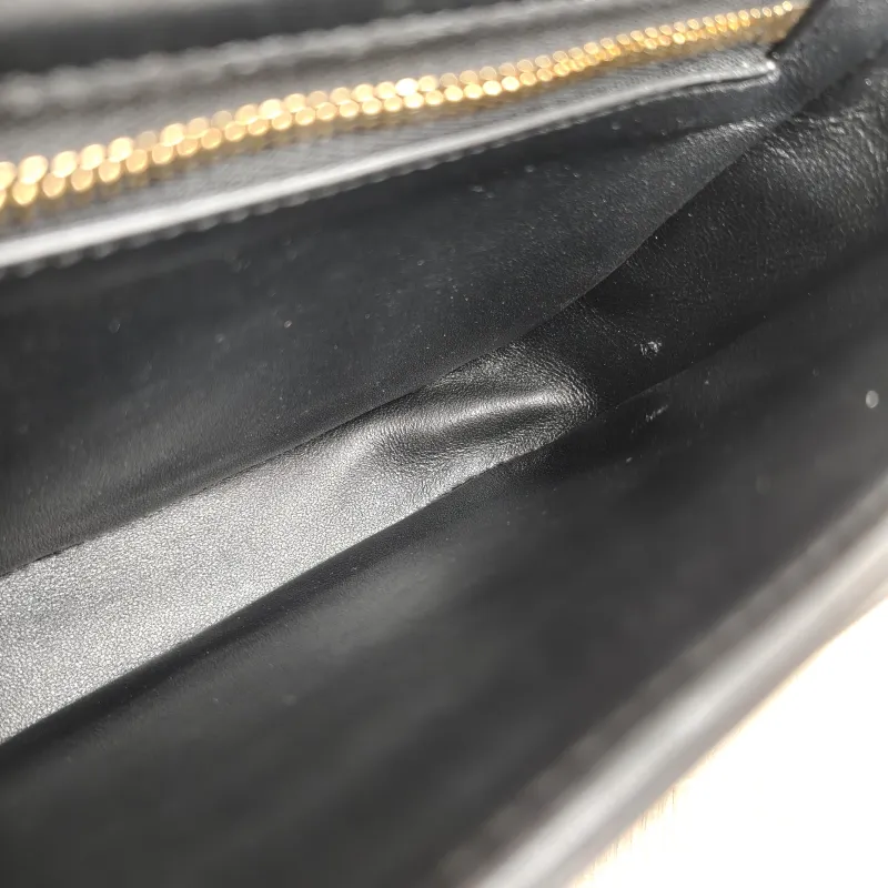 CELINE Crossbody Bag TEEN BESACE TRIOMPHE Black Calfskin Small 18.5 × 6 × 16 cm — detail view 11 of 12