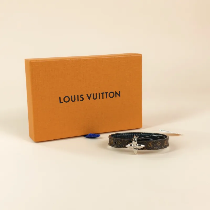Louis Vuitton Bangle Bangle Silver Monogram One Size 20cm โ cover view 6 of 7