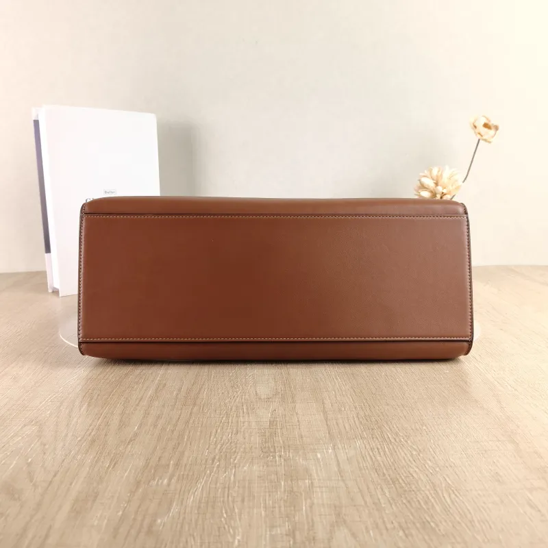 CELINE Shoulder Bag Cabas 16 Tote Bag Caramel Calfskin Large 37 × 14 × 26 cm — cover view 3 of 5