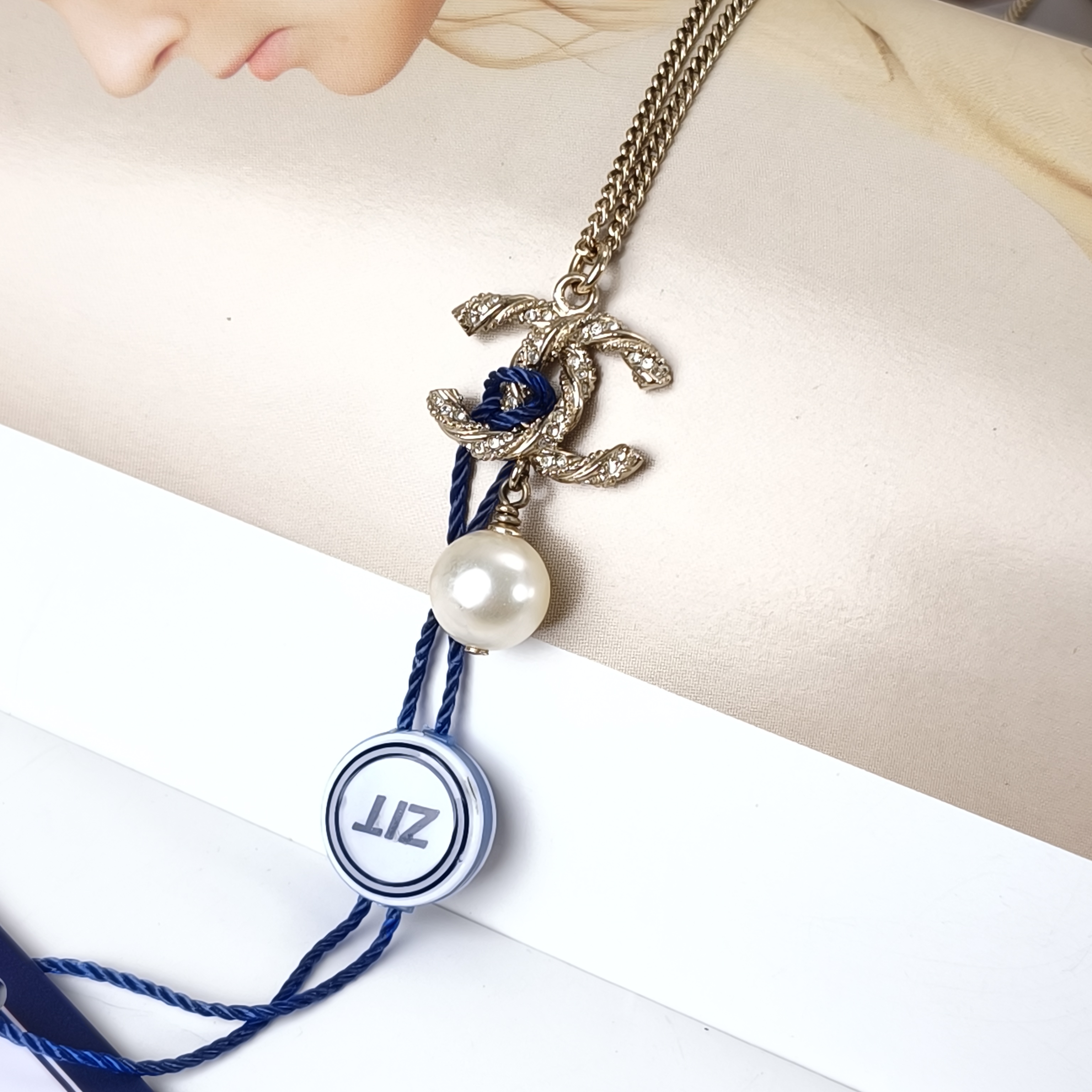 Chanel Necklace Necklace Gold One Size60cm One Size — cover view 8 of 9