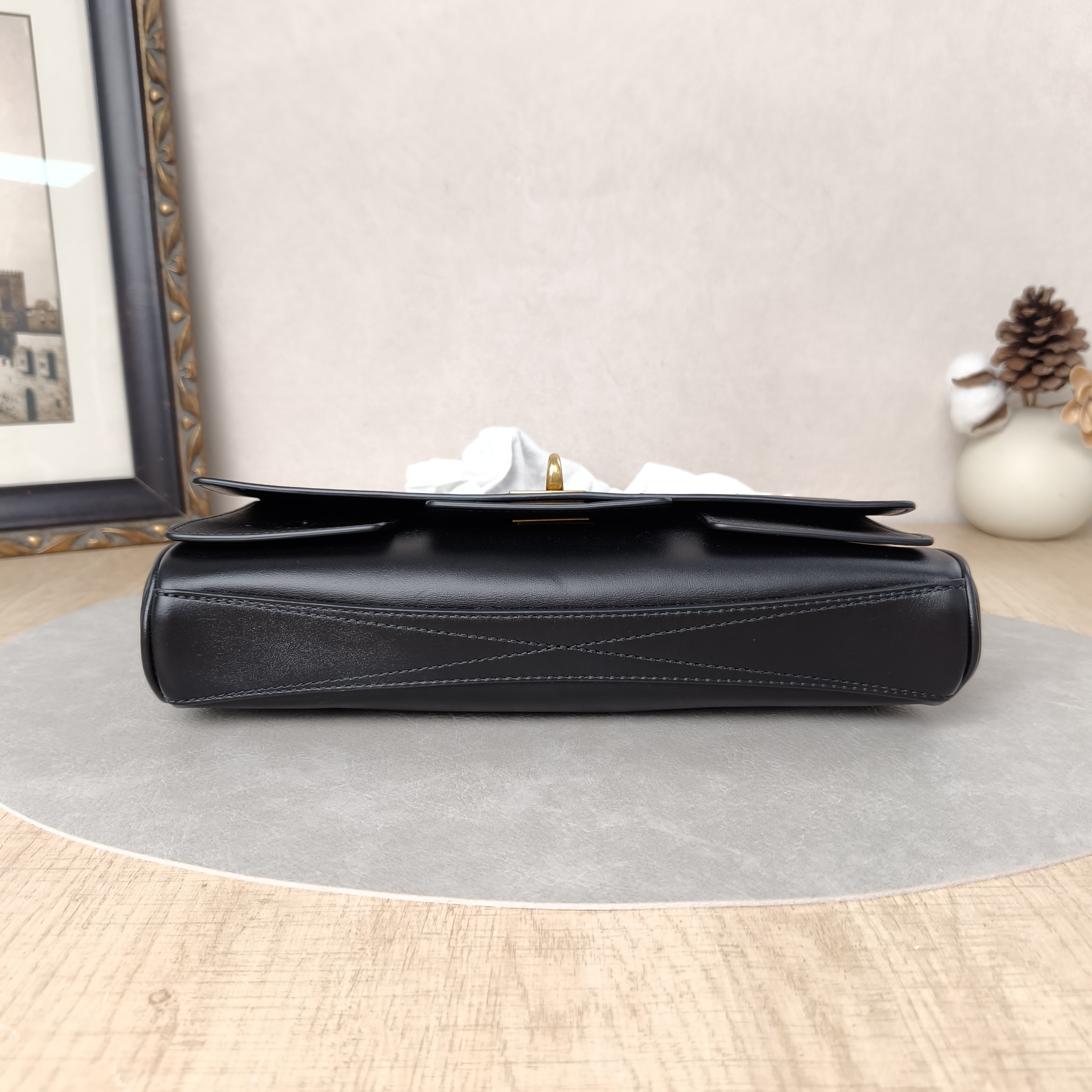BALENCIAGA Crossbody Bagbel air Top Handle Crossbody Bag Black Calfskin One Size25.5 × 5 × 15.5 cm — cover view 2 of 5