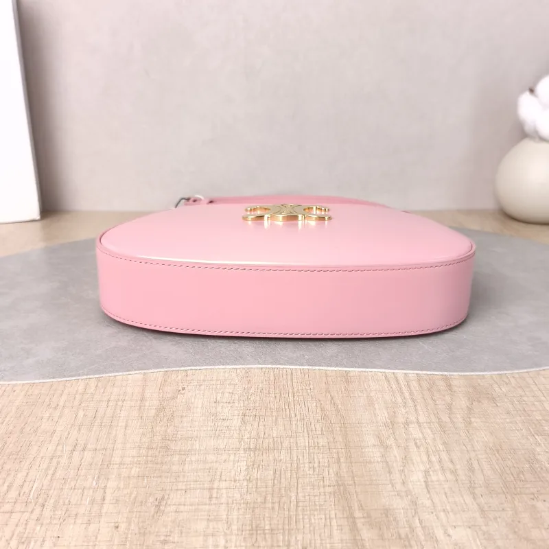 CELINE Shoulder Bag tilly Pink Calfskin Medium 22 × 4 × 13.5 cm — cover view 5 of 6