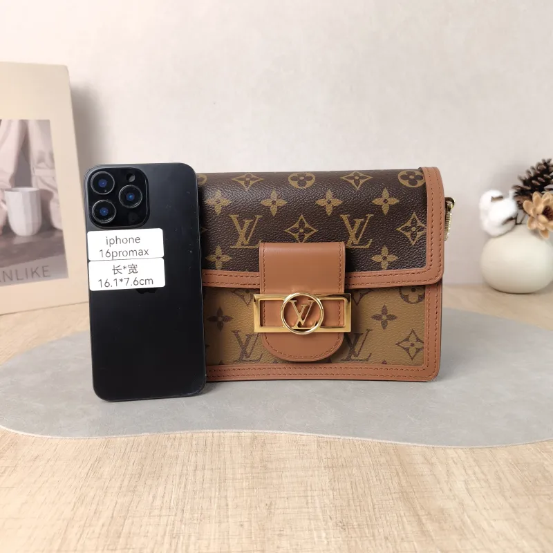 Louis Vuitton Crossbody Bag Dauphine Monogram PVC Mini 20 × 9 × 15 cm — cover view 3 of 5