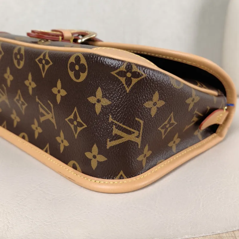 Louis Vuitton Crossbody Bag Diane Baguette Bag Shoulder Strap PVC Small 24 × 9 × 15 cm — detail view 5 of 14