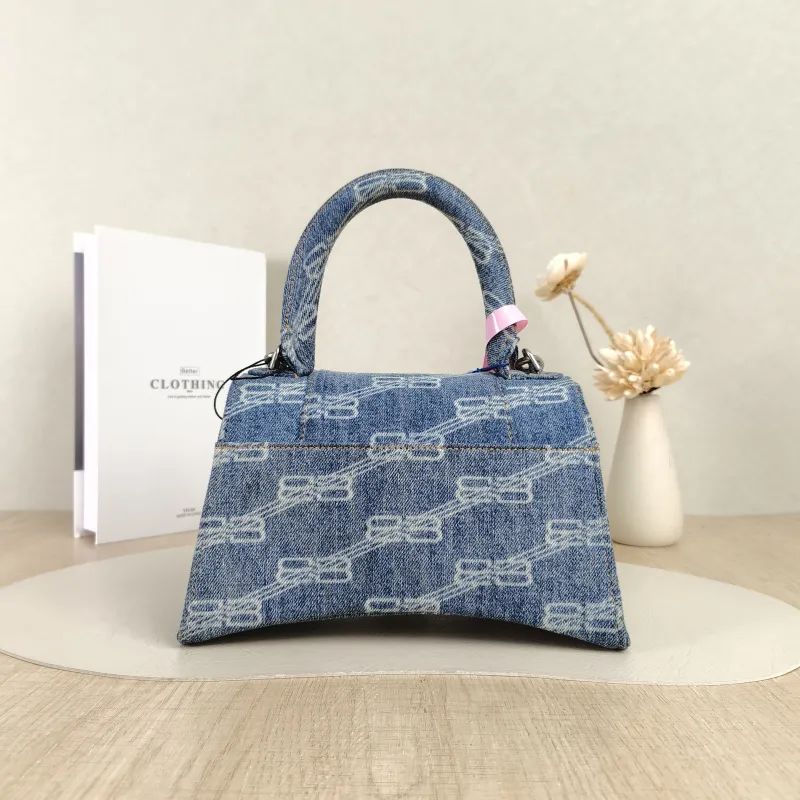BALENCIAGA Crossbody Bag Hourglass Hourglass Bag Blue Small23 × 10 × 14 cm — cover view 2 of 5