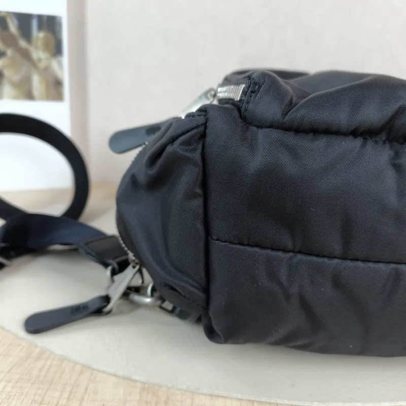 BURBERRY Backpack Backpack Black Nylon One Size 17 × 10 × 26 cm — detail view 8 of 11