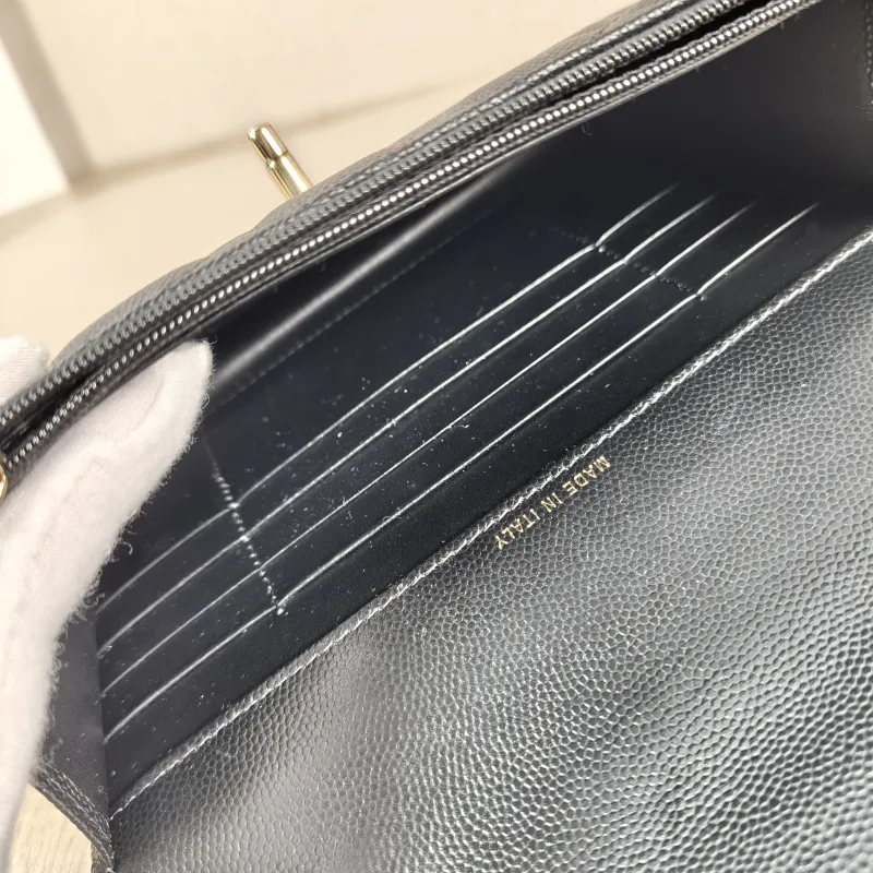 Chanel Backpack Backpack Black Grained Calfskin One Size18.2 × 5 × 14 cm — detail view 5 of 14