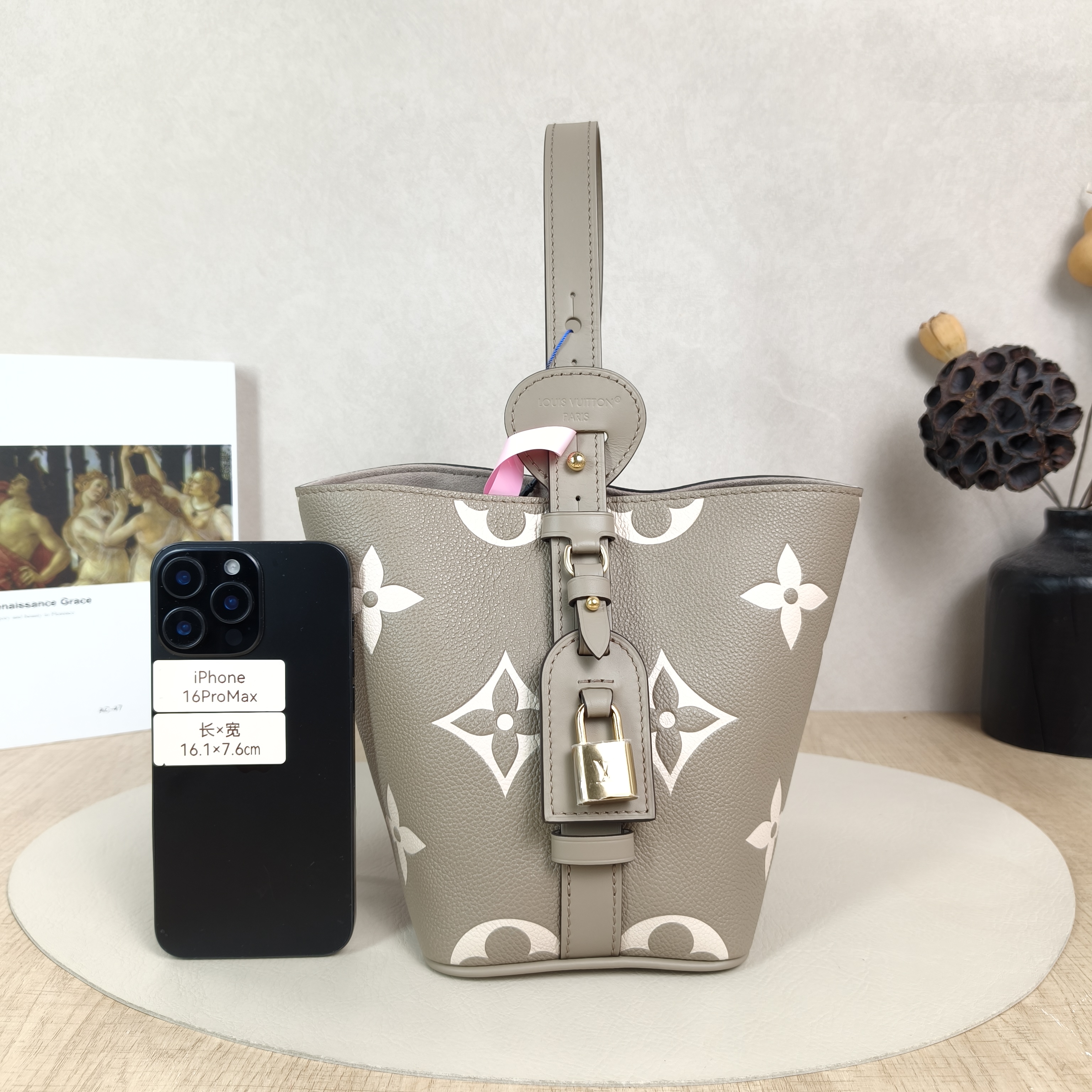Louis Vuitton Top Handle Bag ALL IN BB · White Empreinte Embossed Calfskin BB18 × 12 × 16 cm — cover view 3 of 6