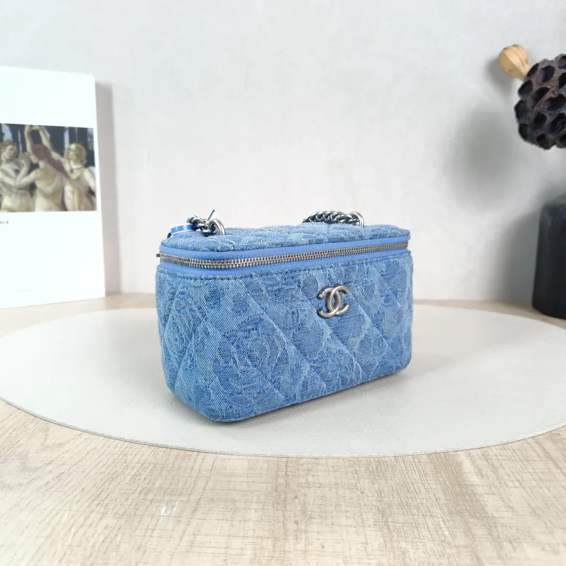 Chanel Crossbody Bag Edition Blue Canvas One Size16 × 8 × 9.5 cm — cover view 5 of 5