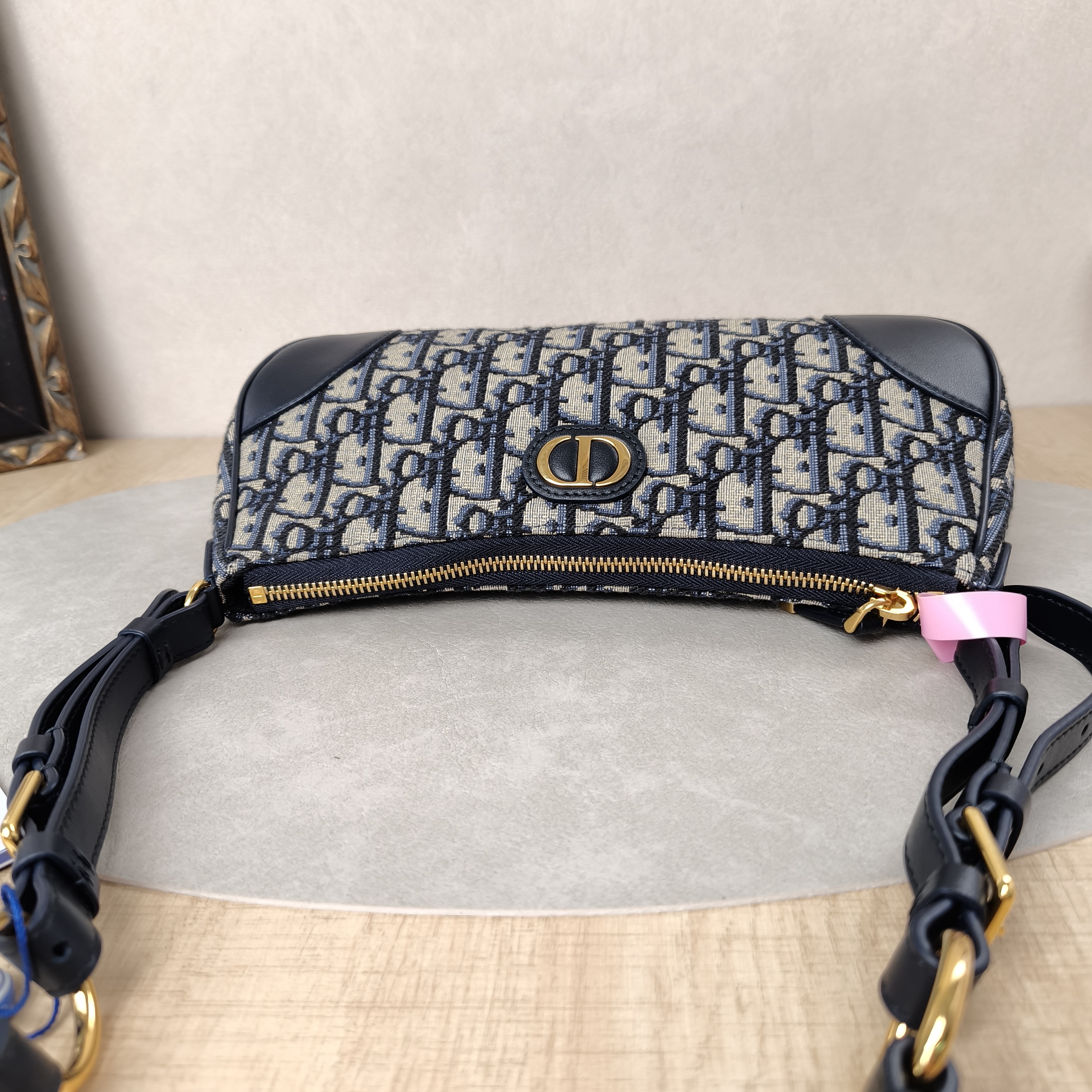 DIOR Shoulder Bag30 Montaigne hobo Blue Canvasmini26.5 × 7 × 12 cm — cover view 2 of 10