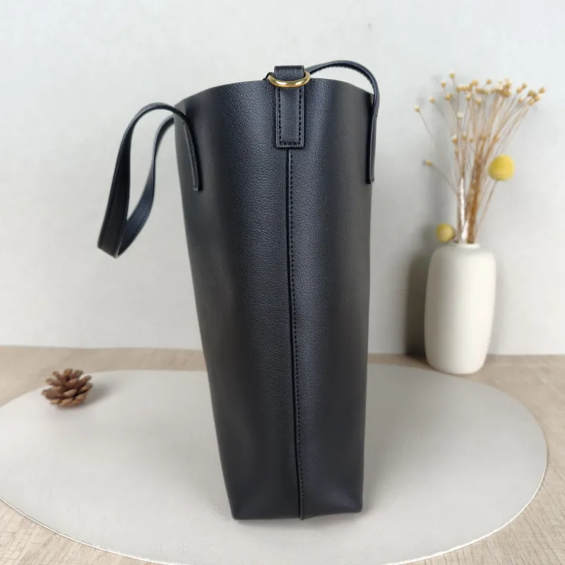 SAINT LAURENT Top Handle Bag SHOPPING Shopping Tote Edition Black Calfskinmini25 × 8 × 28 cm — detail view 9 of 11
