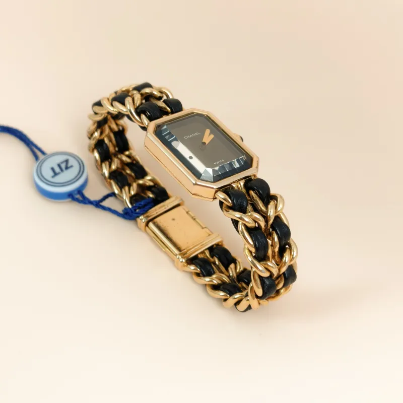 Chanel Watch Première Édition Originale Black with Gold-Tone Hardware Black with Gold-Tone Hardware L 26.1mm x 20mm — cover view 6 of 8