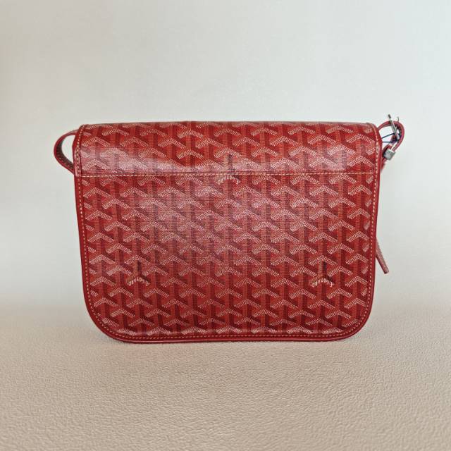 GOYARD Crossbody Bag Messenger Bag Crossbody Bag Red PVC 28.5 × 8 × 20 cm — cover view 2 of 4
