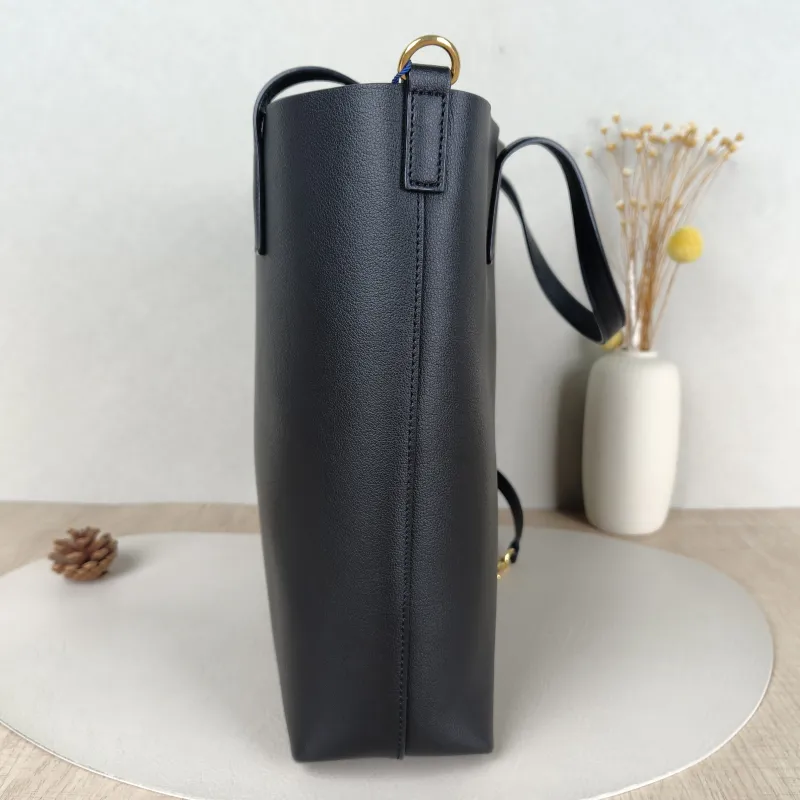 SAINT LAURENT Top Handle Bag SHOPPING Shopping Tote Edition Black Calfskinmini25 × 8 × 28 cm — detail view 7 of 11