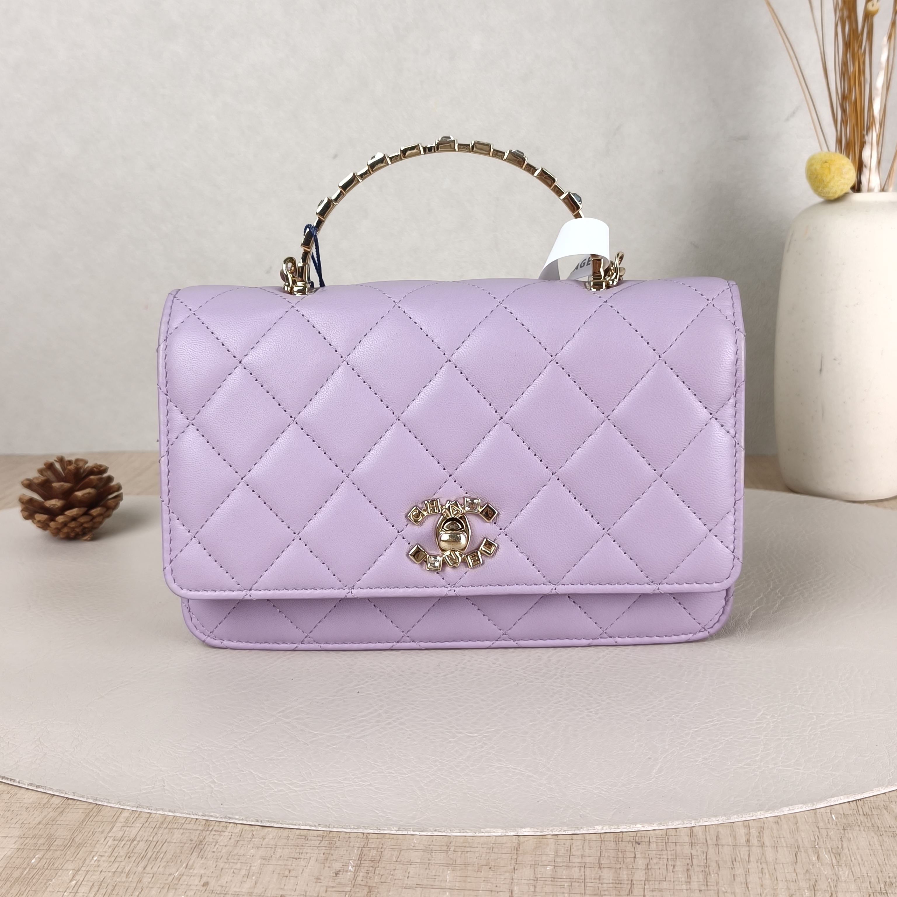 Chanel Crossbody Bag woc Lambskin One Size19 × 4 × 12.5 cm