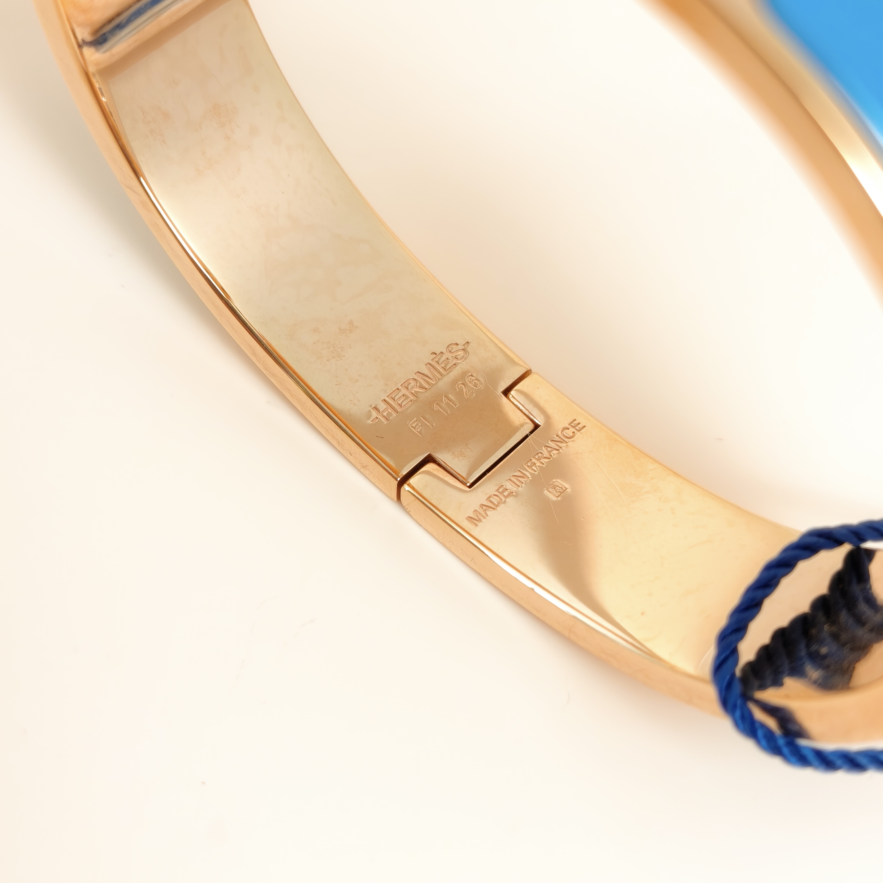 Hermès Bangle Clic HB angle Blue One Size16.5cm — cover view 7 of 7