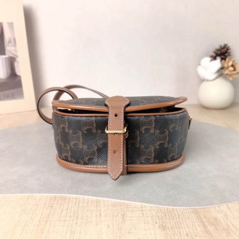 CELINE Crossbody Bag FOLCO Monogram PVC Medium 18.5 × 8 × 17 cm — cover view 2 of 5