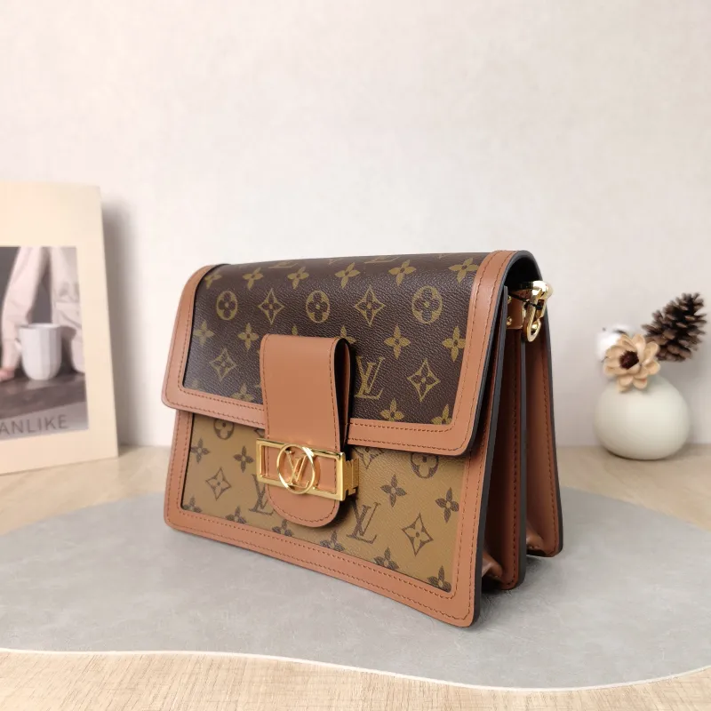 Louis Vuitton Crossbody Bag Dauphine Monogram PVC Medium 25 × 10.5 × 17 cm — cover view 4 of 6