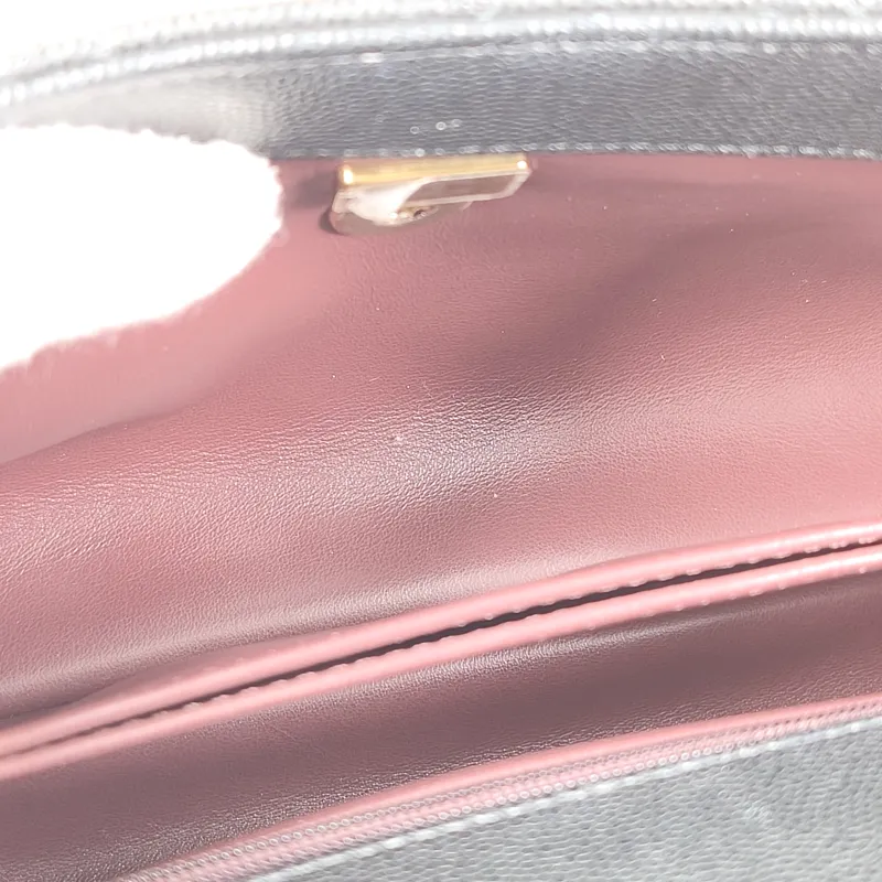 Chanel Top Handle Bag Coco Handle​ Black Grained Calfskin Small 24 × 10 × 14 cm — detail view 7 of 14