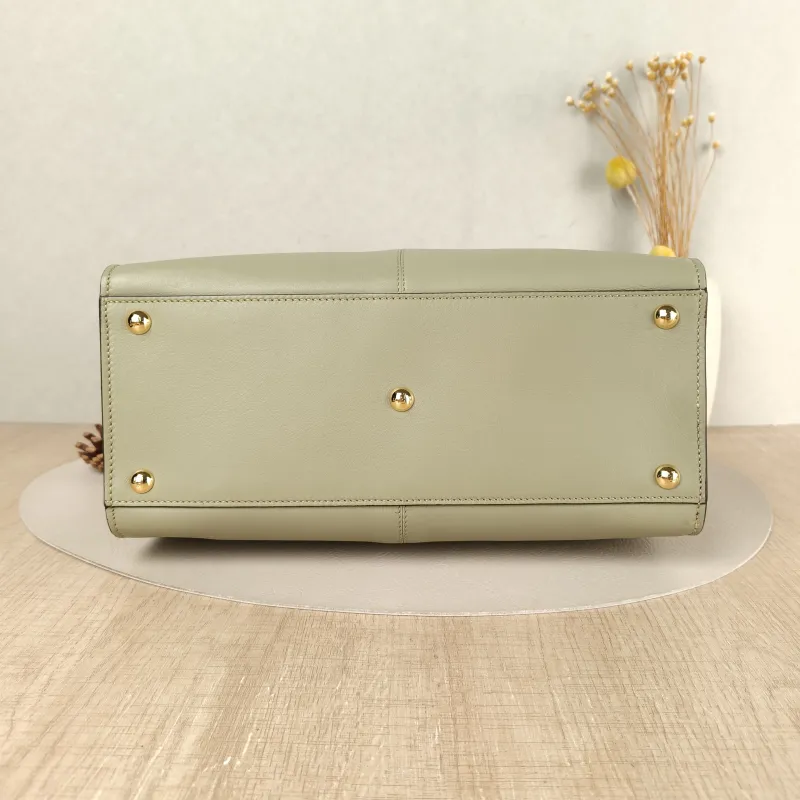 FENDI Shoulder Bag Peekaboo X-Lite Calfskin Medium 30 × 15 × 25 cm — cover view 4 of 5