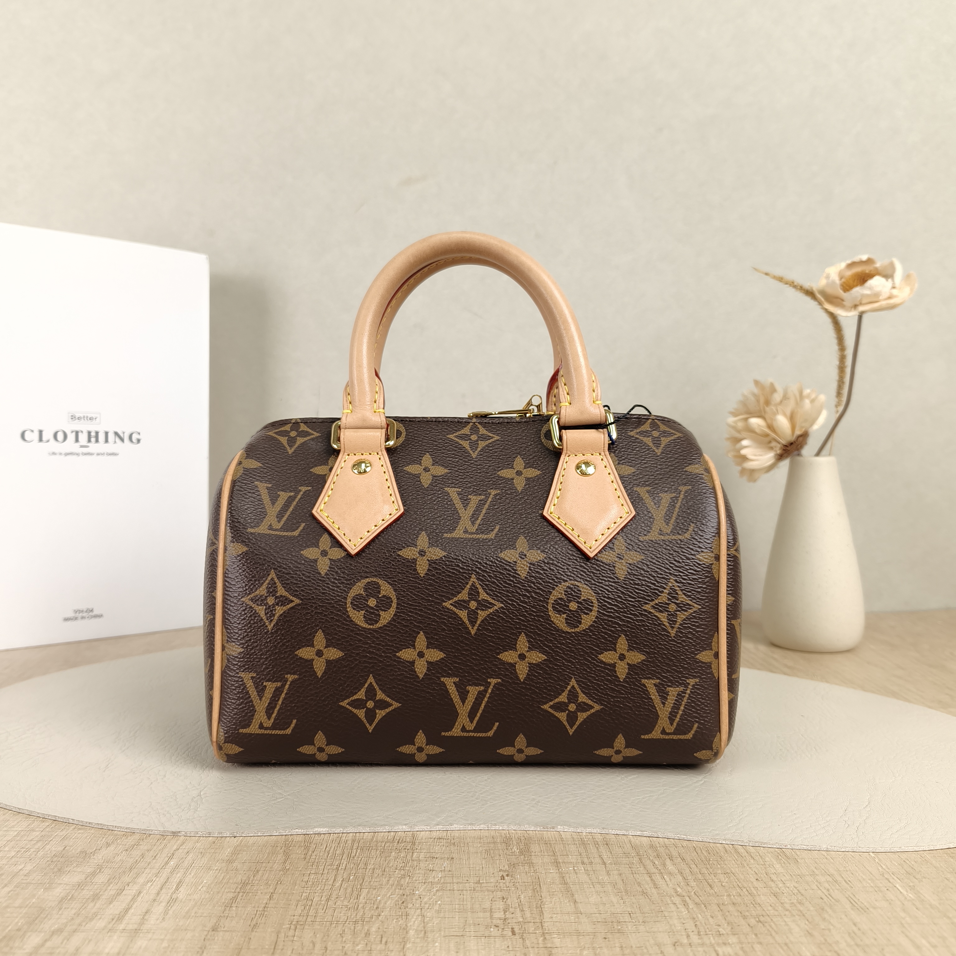 Louis Vuitton Crossbody Bag Speedy20 Shoulder Strap PVC Small20.5 × 12 × 13.5 cm