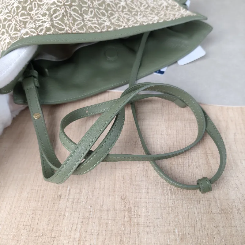 LOEWE Crossbody Bag Flamenco Canvas Mini 24 × 9 × 18 cm — detail view 4 of 11