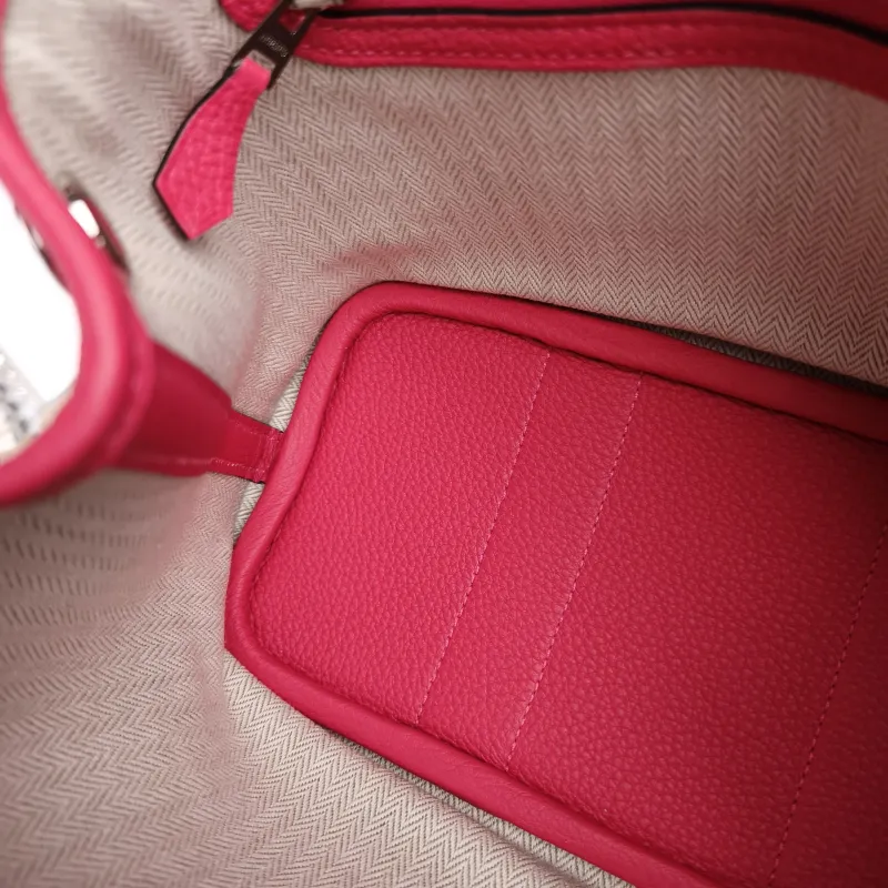 Hermès Top Handle Bag Neo Garden 23 Mini OD Rose Mexico Negonda Calfskin Mini 23 × 10 × 16 cm K — detail view 5 of 10