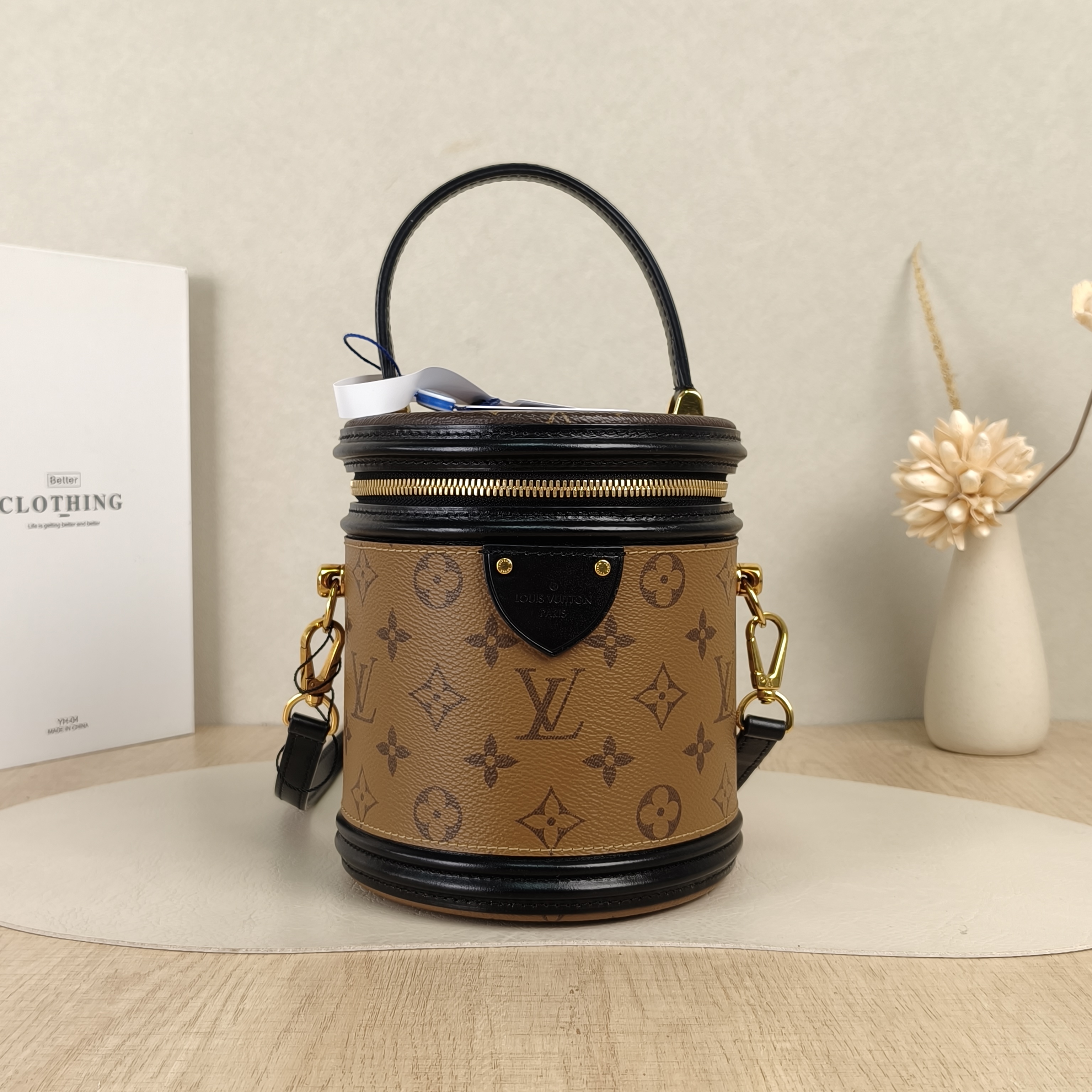 Louis Vuitton Crossbody Bag Cannes Monogram PV Cmini15 × 15 × 17 cm