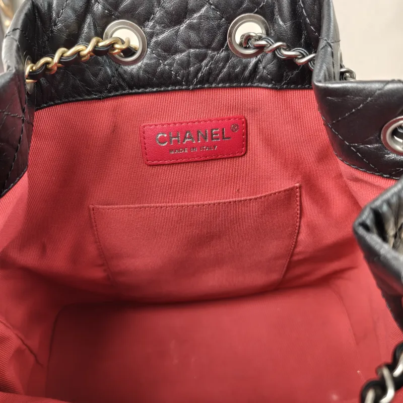 Chanel Backpack Gabrielle Backpack Black CC alfskin22.5 × 10.5 × 23 cm — detail view 17 of 17