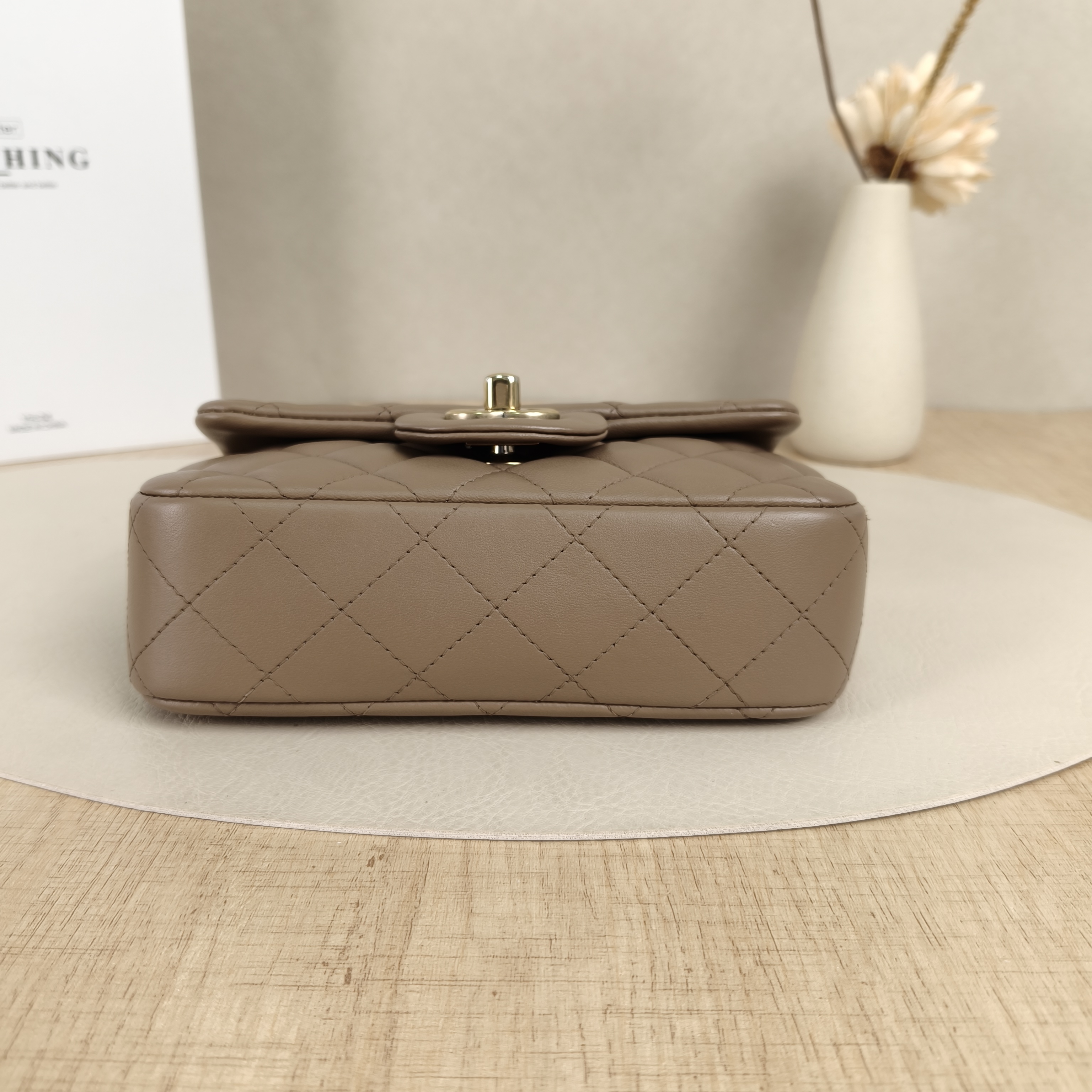 Chanel CF mini Lambskin20 · Authenticity Card Dust Bag · 18 × 5 × 12 cm — cover view 4 of 8