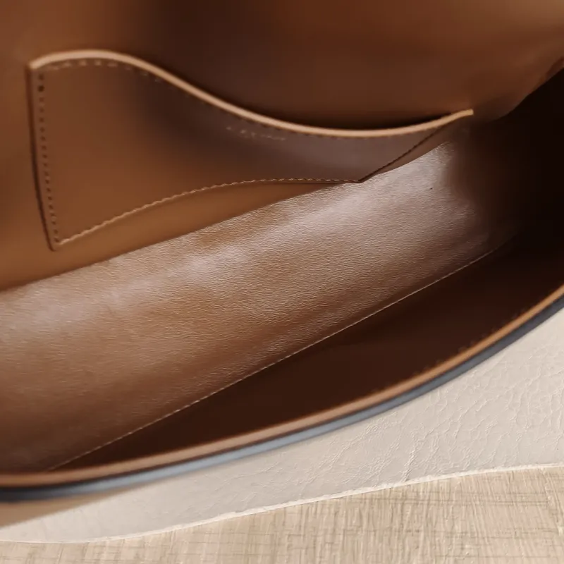 CELINE Crossbody Bag TABOU Brown Calfskinmini18 × 5 × 8 cm — detail view 8 of 11