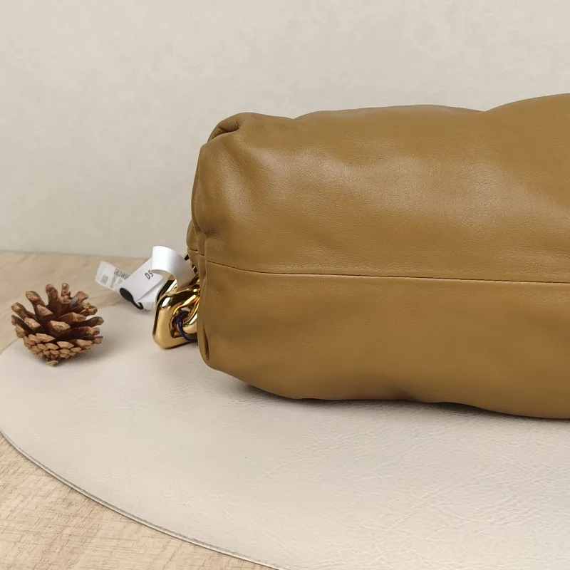 Bottega Veneta Shoulder Bag The Chain Pouch Brown Calfskin One Size31 × 12 × 16 cm — cover view 5 of 9