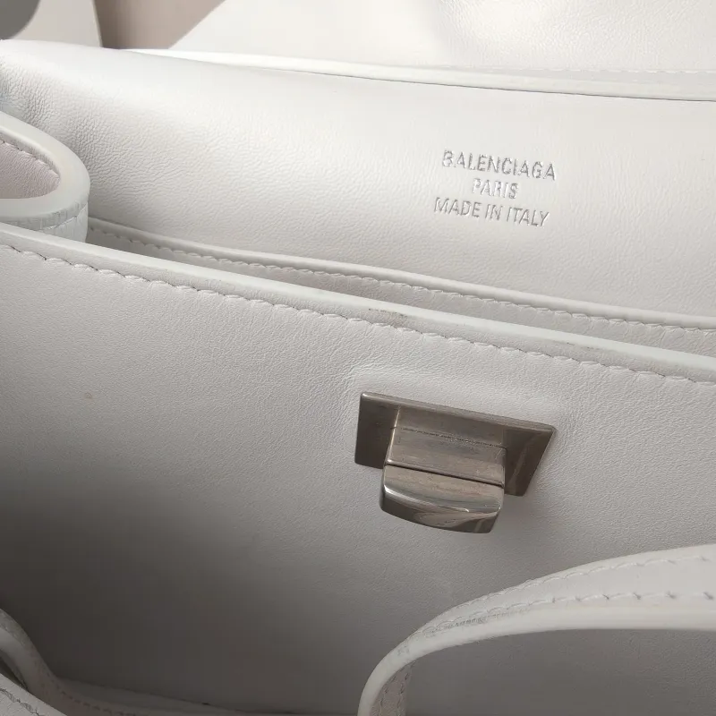BALENCIAGA Crossbody Bag RODEO White Calfskinmini23 × 10 × 17 cm — detail view 10 of 16