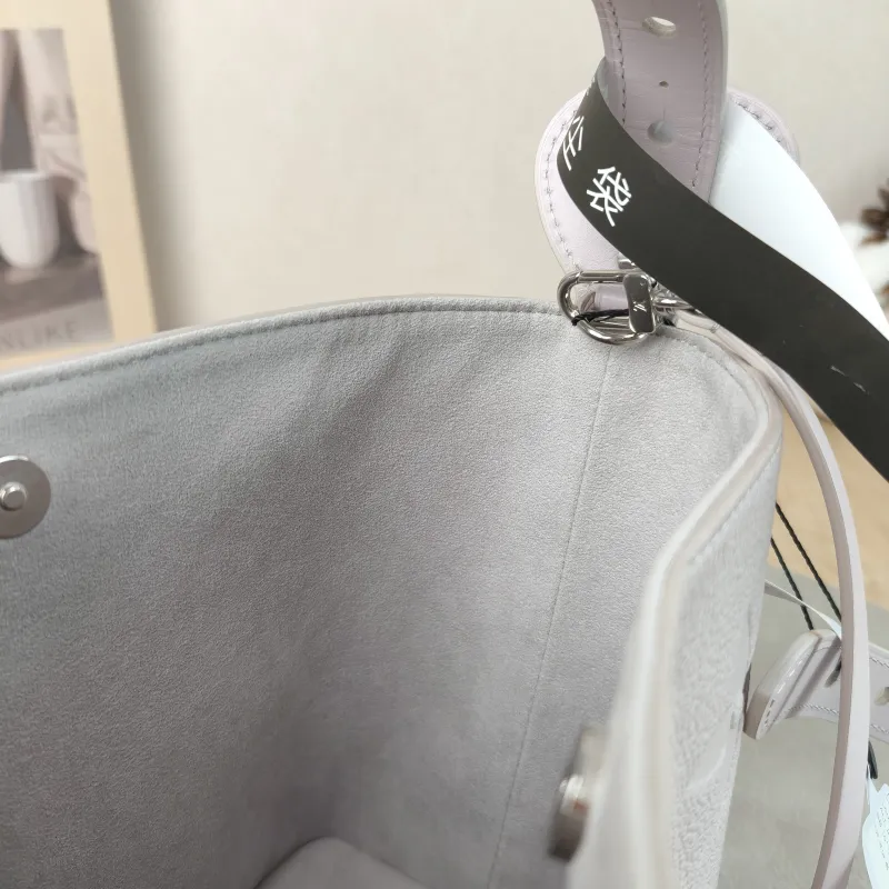 Louis Vuitton Top Handle Bag ALL IN BB Grey Calfskin BB 16 × 12 × 18 cm — detail view 9 of 12
