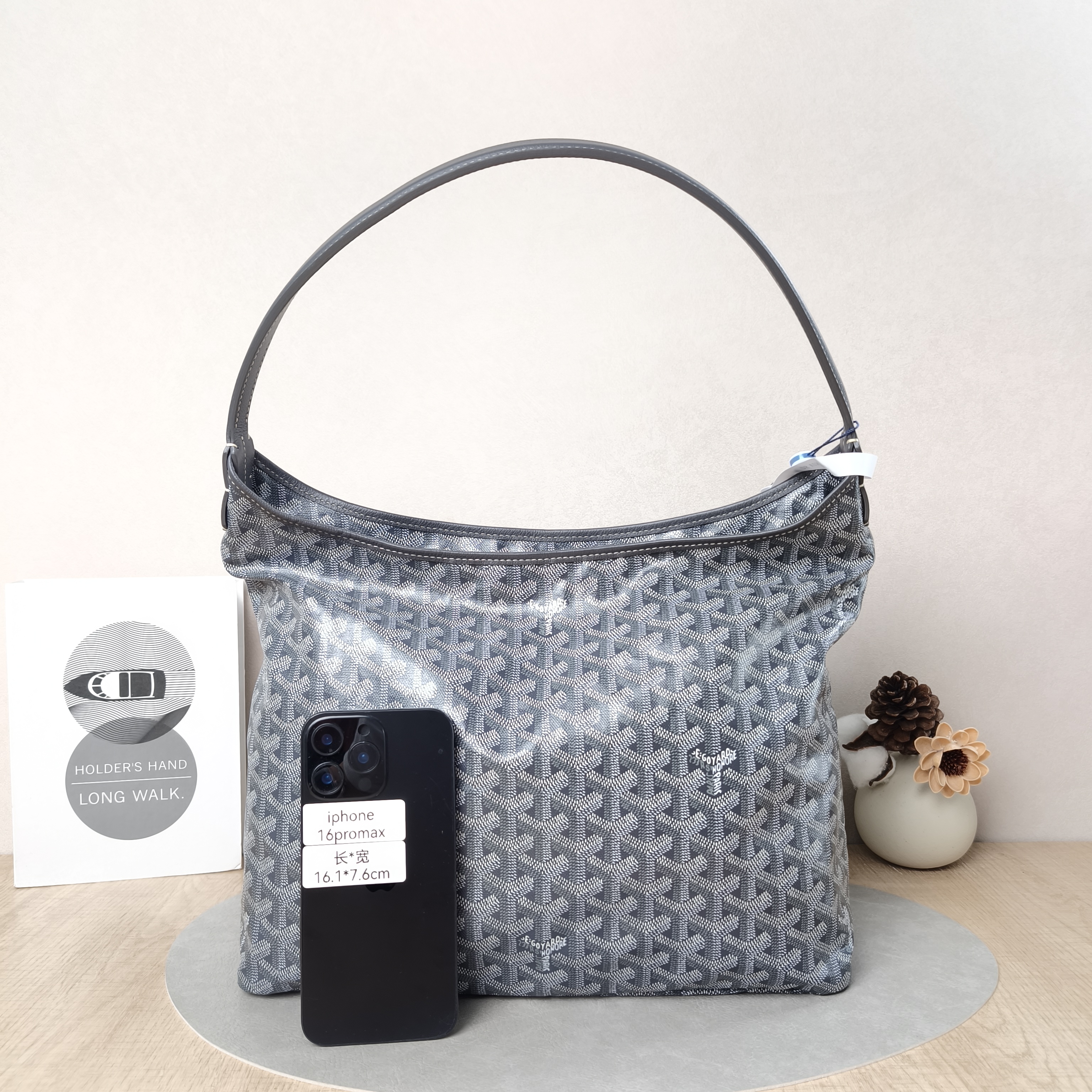 GOYARD Shoulder Bag Boheme HoboGrey ine Canvas Small34 × 14 × 27 cm — cover view 4 of 6